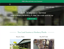 Tablet Screenshot of pickettweaponry.com